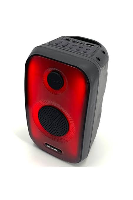 Parlante Portátil Bluetooth MS-2601BT – 8W, Luces LED y Multiconexión