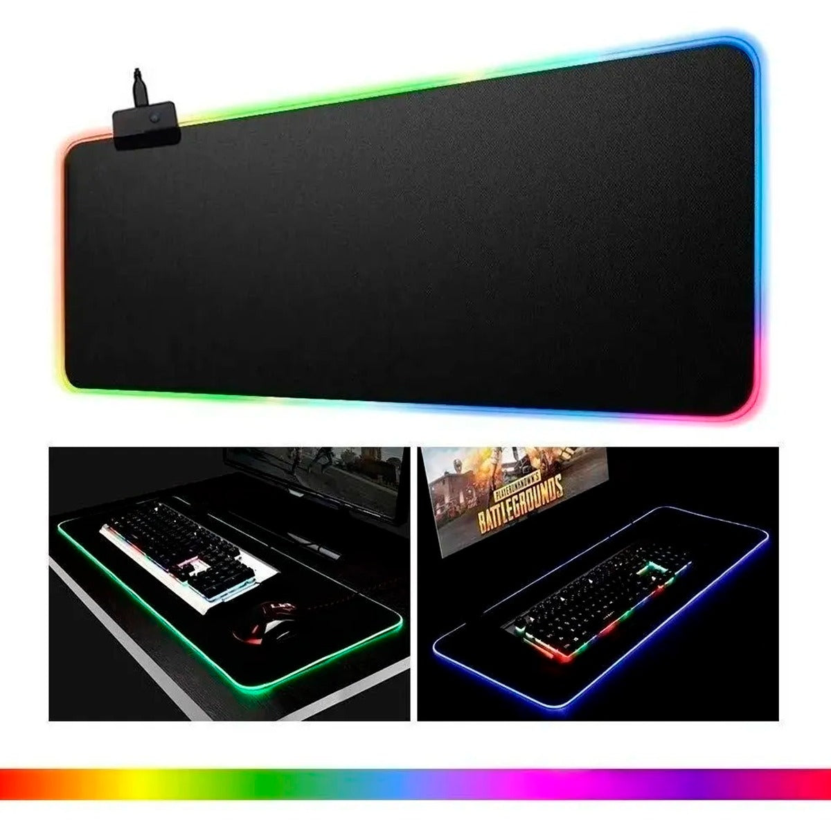 Mouse Pad PD-33 RGB | Iluminación Personalizable para Gaming y Oficina