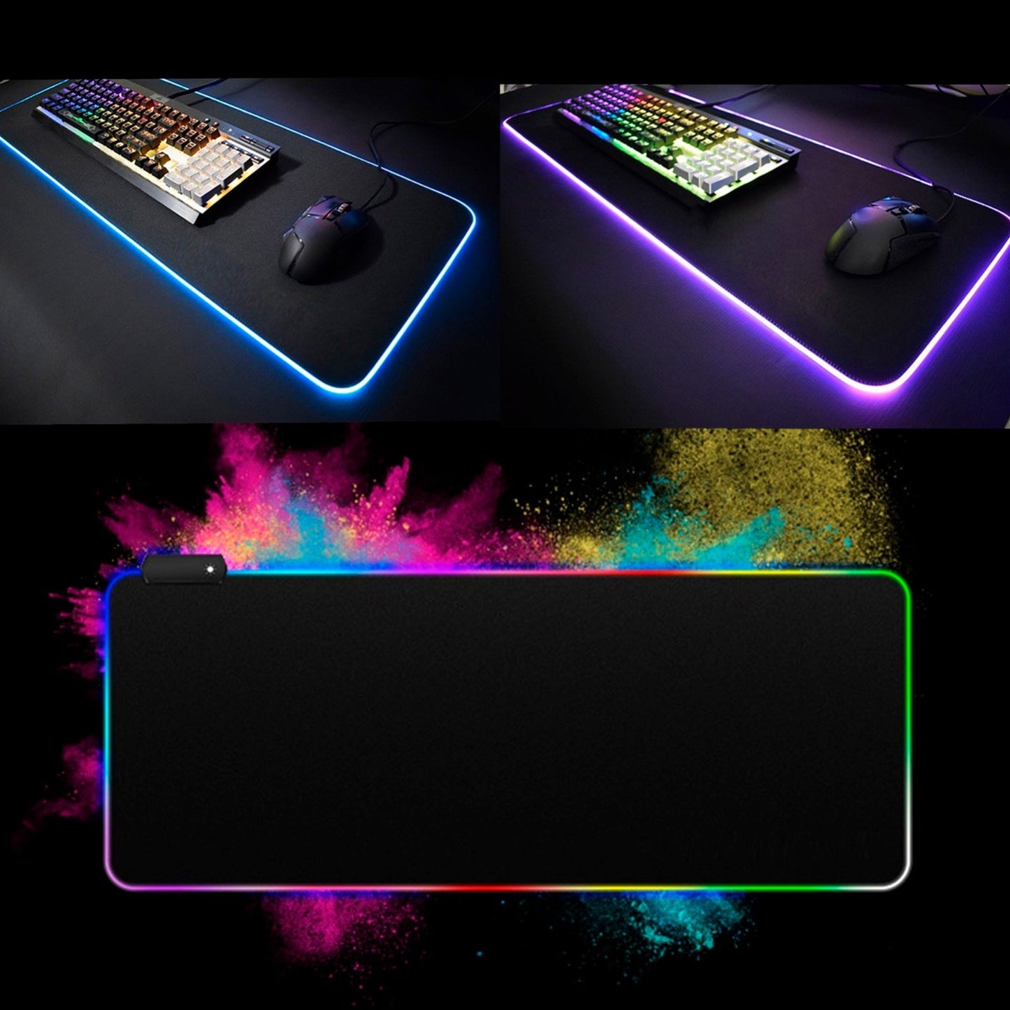 Mouse Pad PD-33 RGB | Iluminación Personalizable para Gaming y Oficina