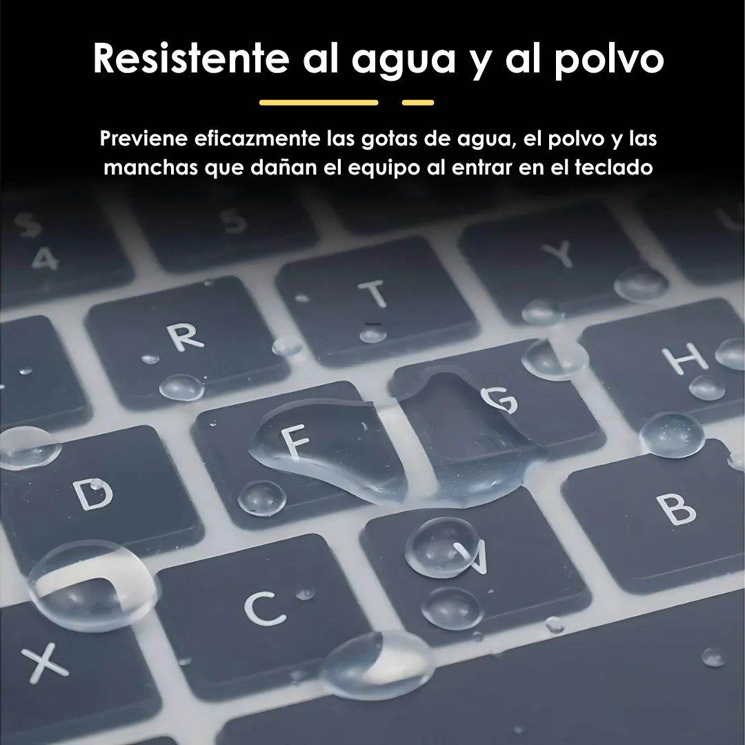 Protector de Teclado para Portátil 14”–15” | Silicona Transparente, Flexible y Resistente - INOTEK s.a.s