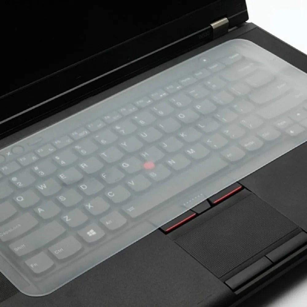 Protector de Teclado para Portátil 14”–15” | Silicona Transparente, Flexible y Resistente