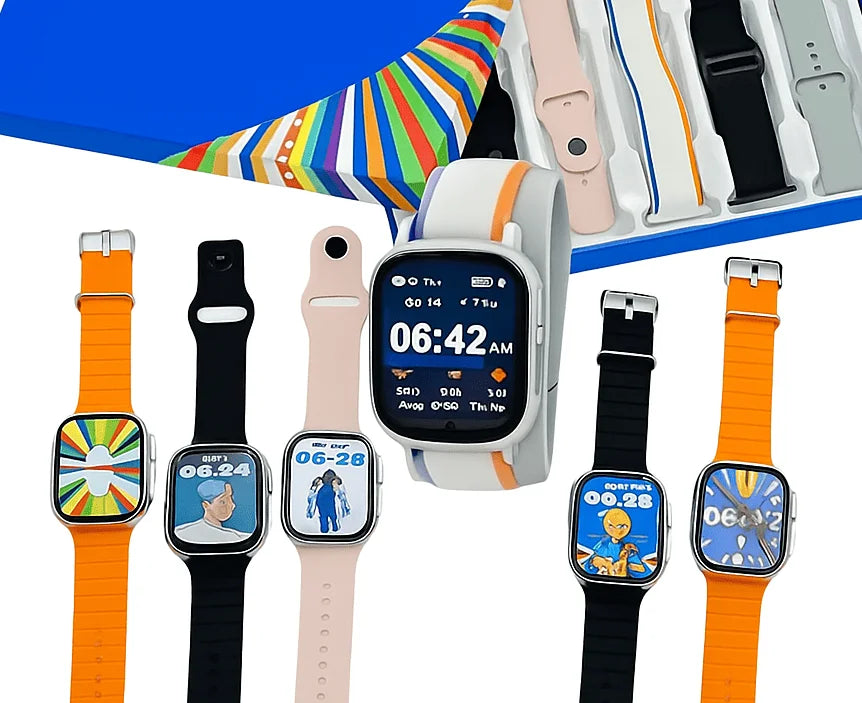 Reloj Inteligente T24 Champion | GPS, Llamadas Bluetooth, Pantalla 2.09” HD y 7 Correas