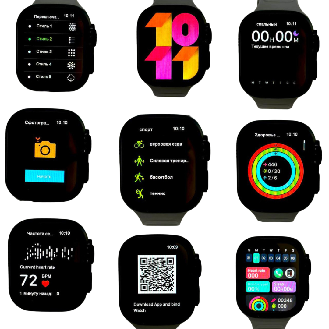 Reloj Inteligente T24 Champion | GPS, Llamadas Bluetooth, Pantalla 2.09” HD y 7 Correas