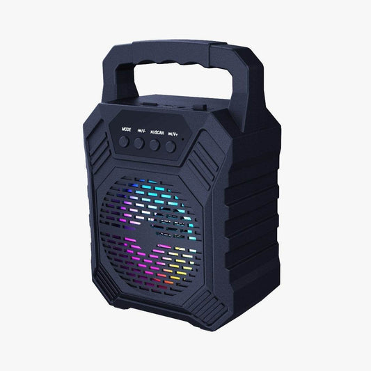 Parlante RS-317 | Multiconectividad (Bluetooth/USB/SD/FM), Compacto | Ideal para Viajes y Exteriores - INOTEK s.a.s