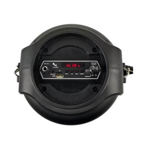 Parlante RX-6101 Bluetooth 5.0 TWS | 10W, Bocina 6.5" - Luces LED, USB/FM/AUX - Incluye Micrófono para Karaoke