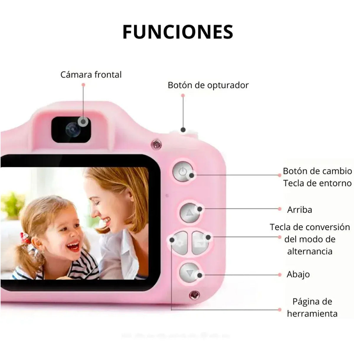 Mini Cámara Digital Infantil SQ-XJ01 | ¡La primera cámara para grandes aventuras!