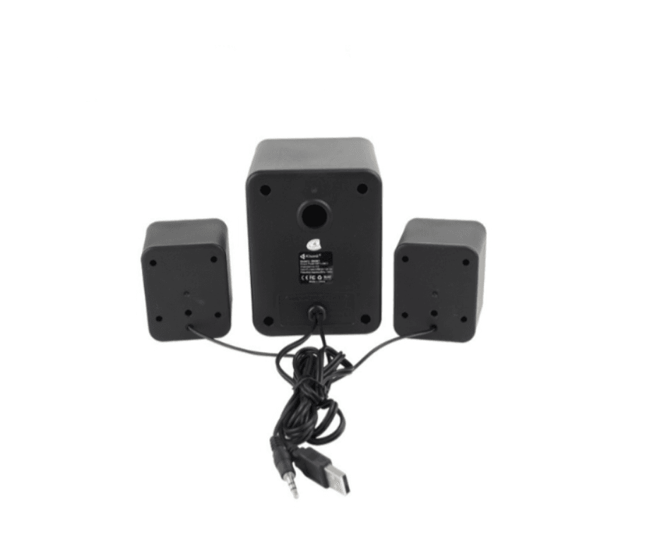 Parlantes Kisonli U-2900 2.1 - USB| Sonido Potente y Compacto para tu PC o Laptop - INOTEK s.a.s