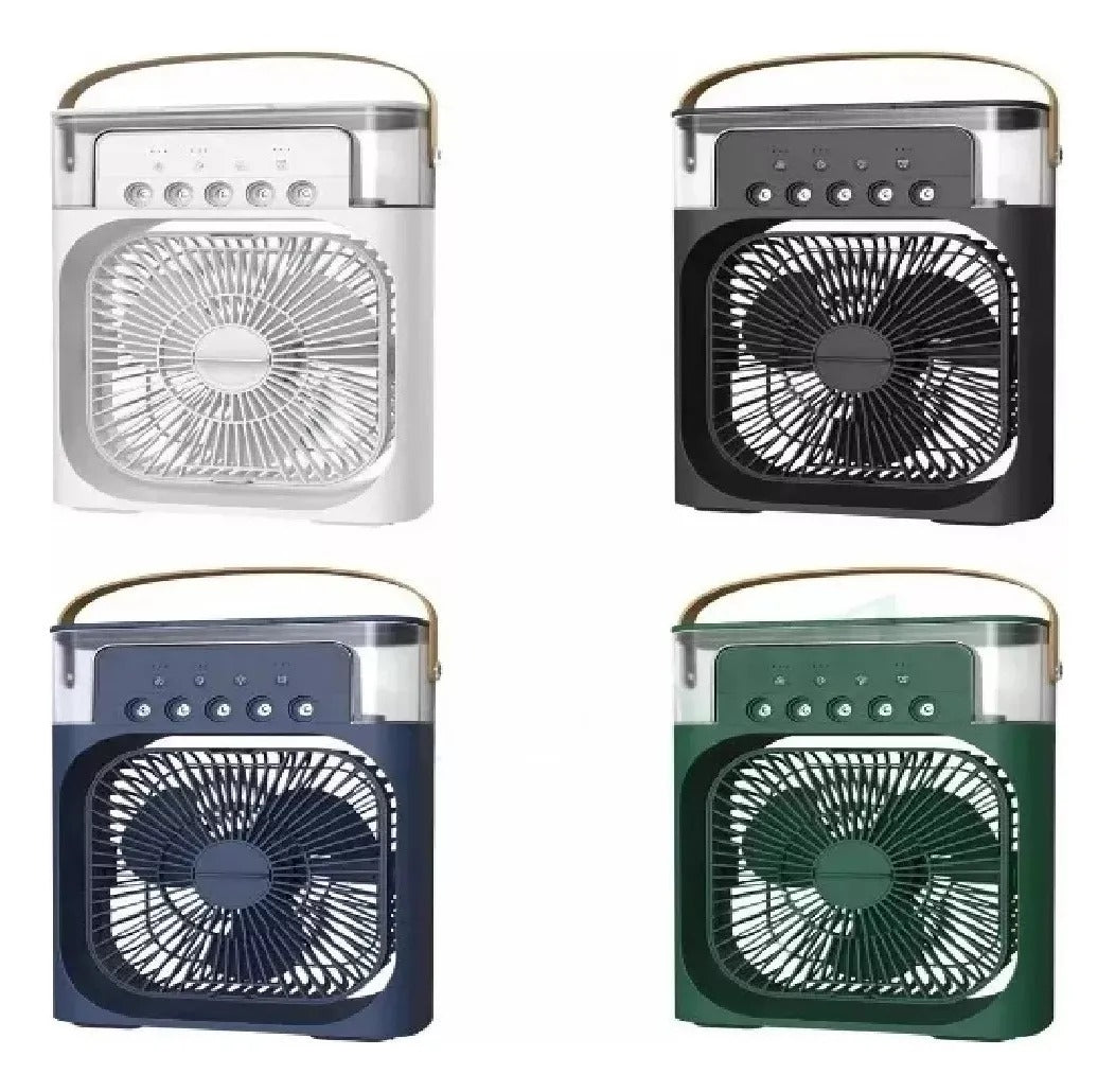 Ventilador de Mesa Eléctrico con Humidificador – Compacto y Portátil