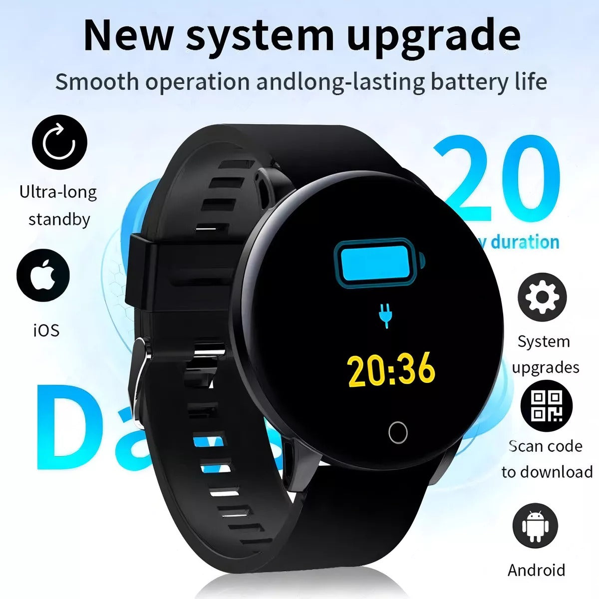 Smartwatch D18 | Controla tu Salud y Estilo en Todo Momento