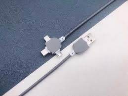 Cable de carga multi entrada, 3 Puntas XS-020 de 1.2 m - INOTEK s.a.s