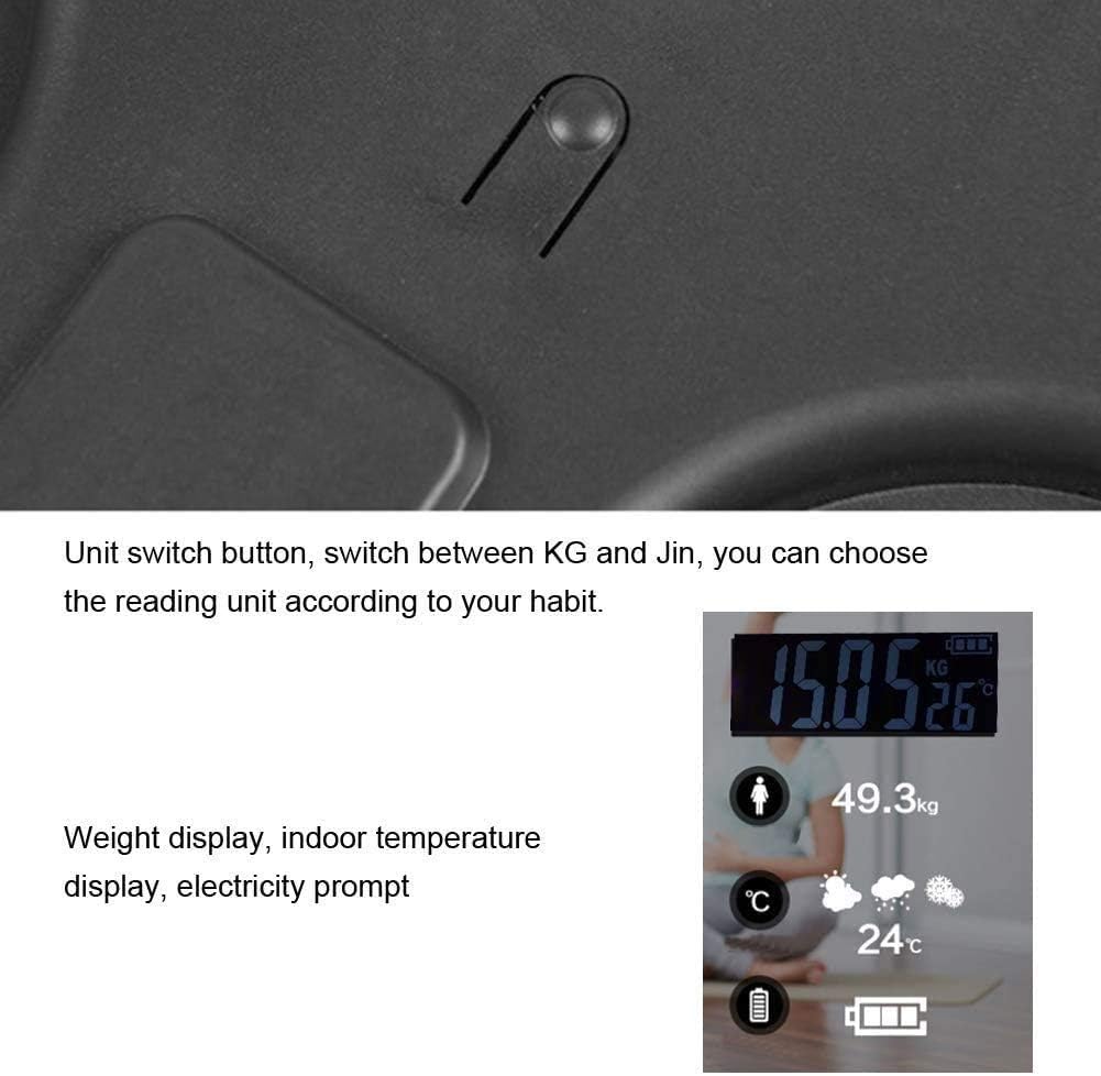 Báscula Digital de Alta Precisión con Pantalla LCD Retroiluminada – 180 kg