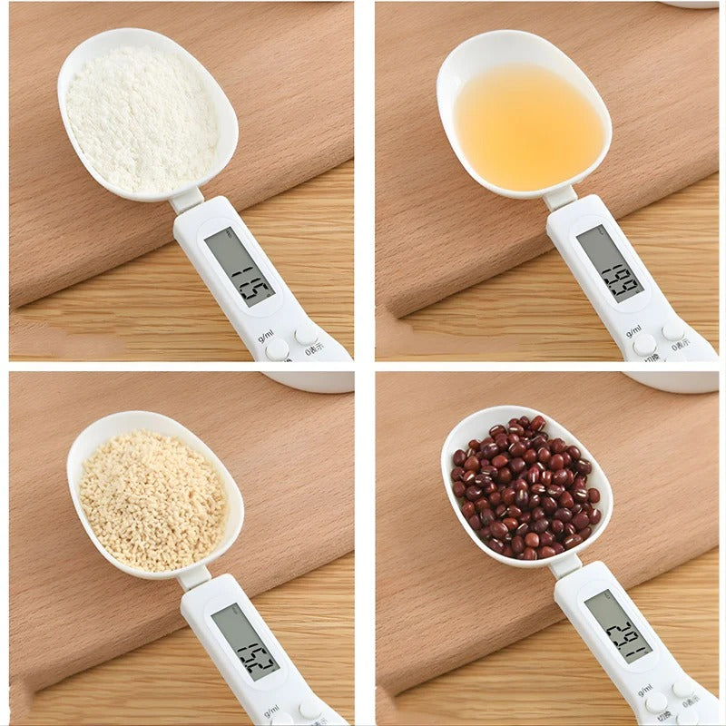 Cuchara Gramera Digital de Precisión – 4 Unidades de Medida, Pantalla LCD y Diseño Ergonómico