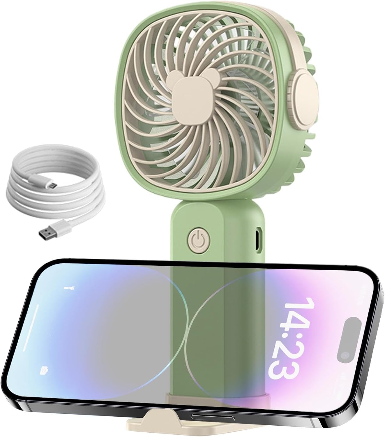 🌬️💨 Ventilador Portátil Silencioso y Plegable – Tu Mejor Aliado Contra el Calor, en Cualquier Lugar