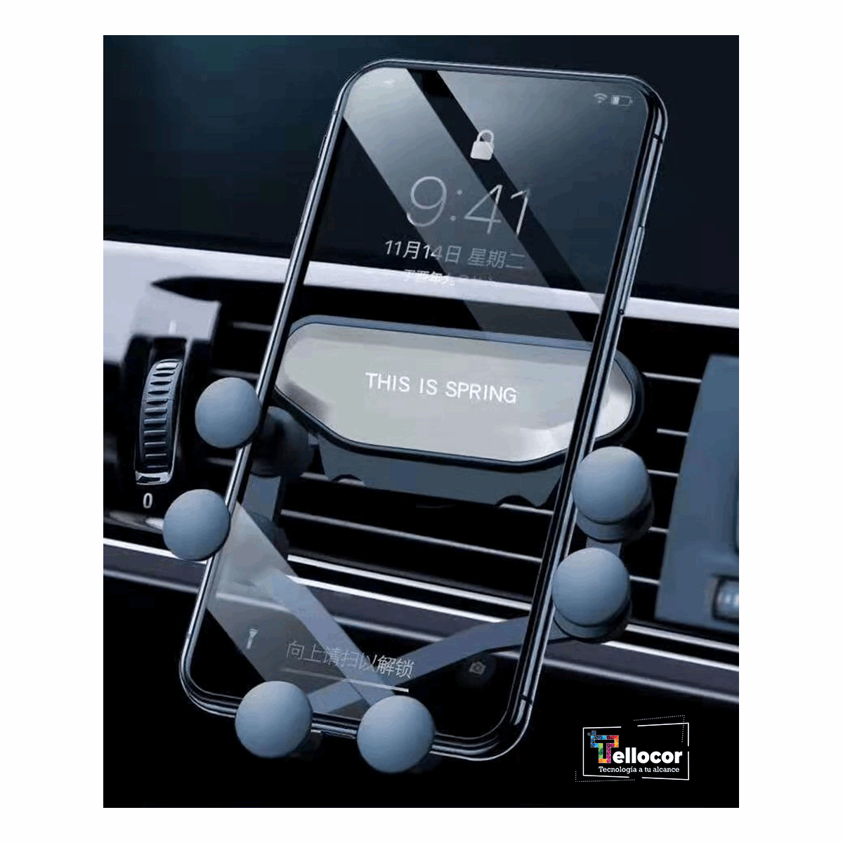 Soporte de celular para carro 6 puntos - This Is Spring