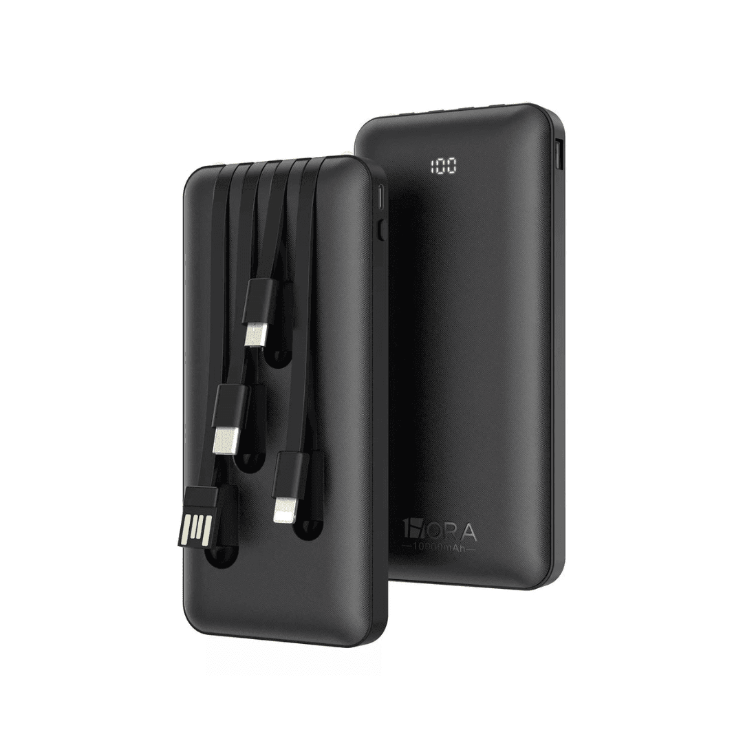 Power Bank 10000mah Bateria Portátil 4 Cables 1hora Gar148 - INOTEK s.a.s