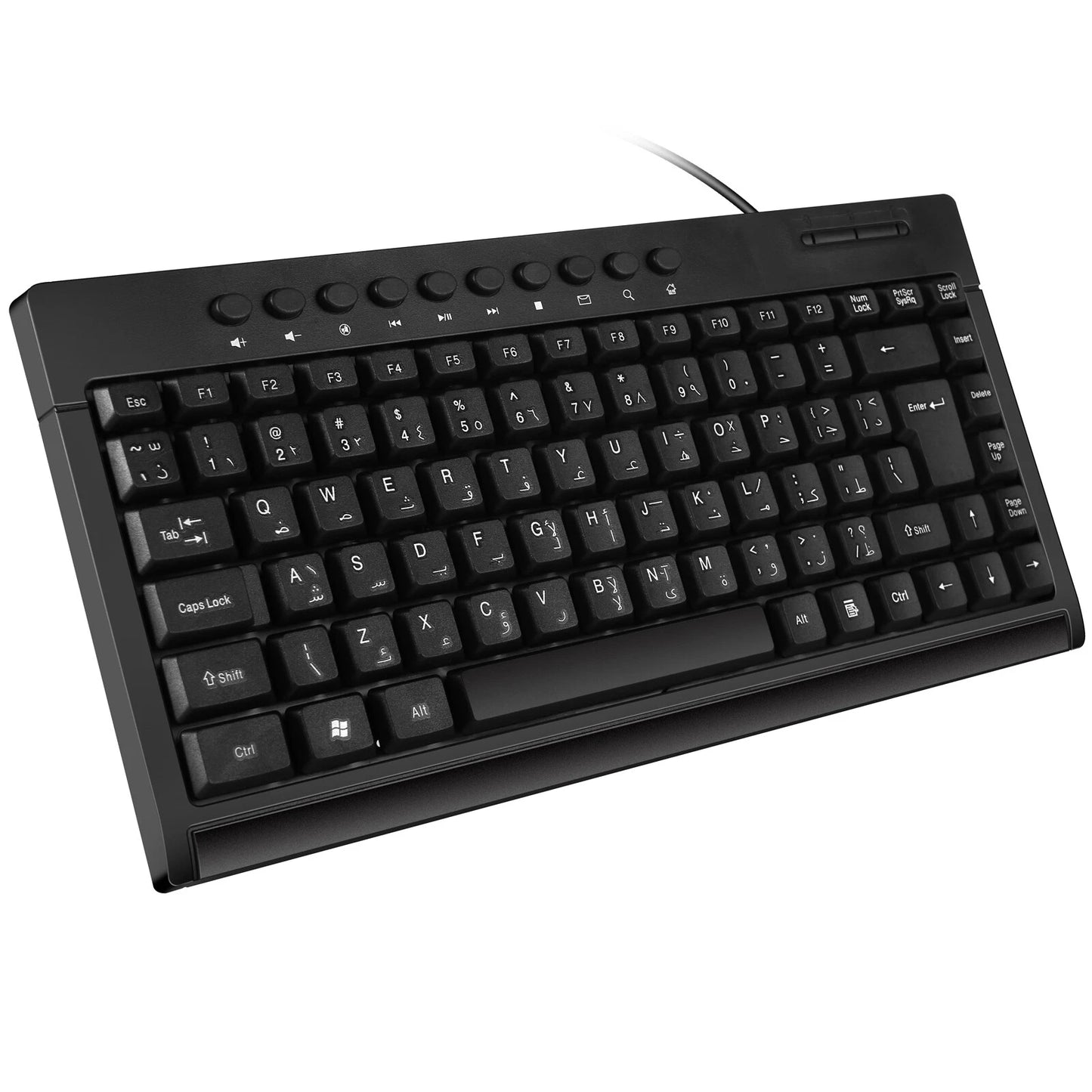 Teclado Compacto USB para Notebook y PC – Raoop Vogue| Compacto