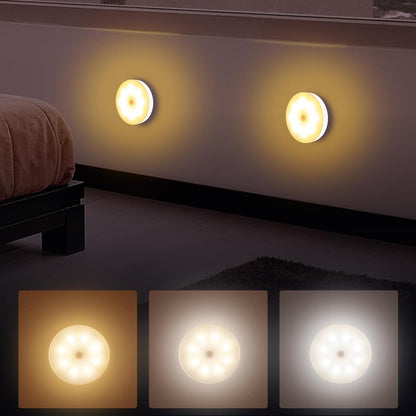 Mini lámpara luz led automática con sensor de movimiento
