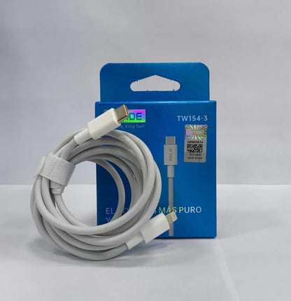 ⚡📱 Cable Tipo C a Lightning 30W | Carga Rápida para iPhone y iPad