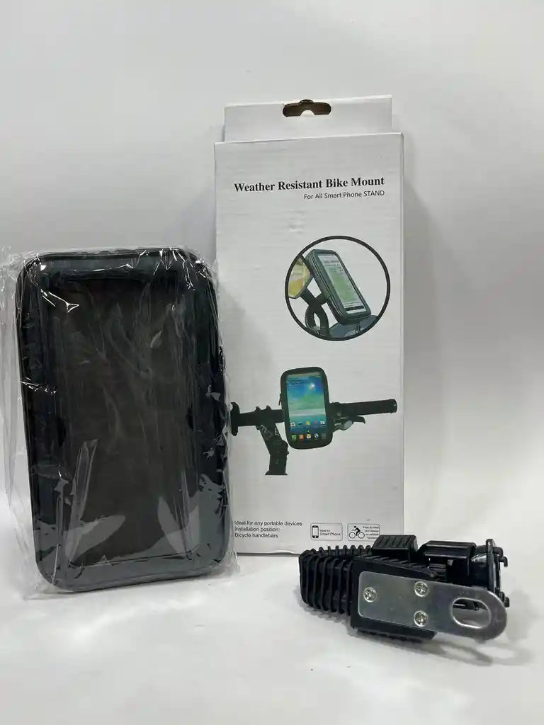 Soporte Impermeable Celular Moto Bicicleta ZX-456 | GPS 360° Antilluvia Universal