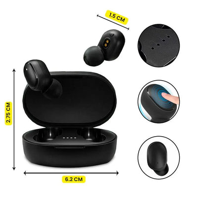 AirPods A6S Bluetooth V5.0 | Resistencia y Estilo Deportivo