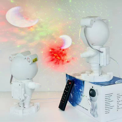 Parlante y Proyector ASTRONAUTA MXS-003 Bluetooth | Sonido Potente con Proyección Lunar y Efecto RGB