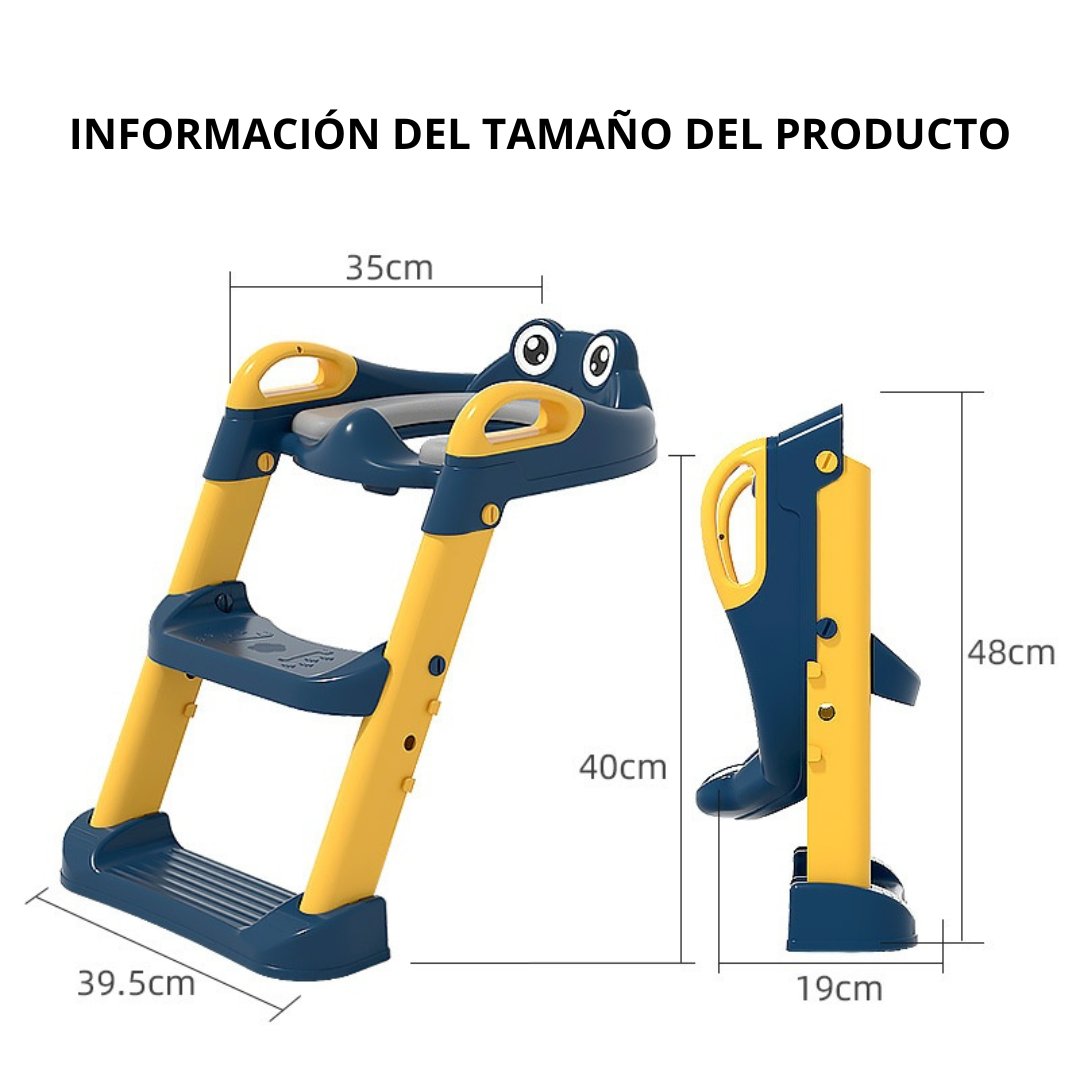 Asiento de Entrenamiento Plegable Portátil para Niños – Higiénico, Cómodo y Ajustable