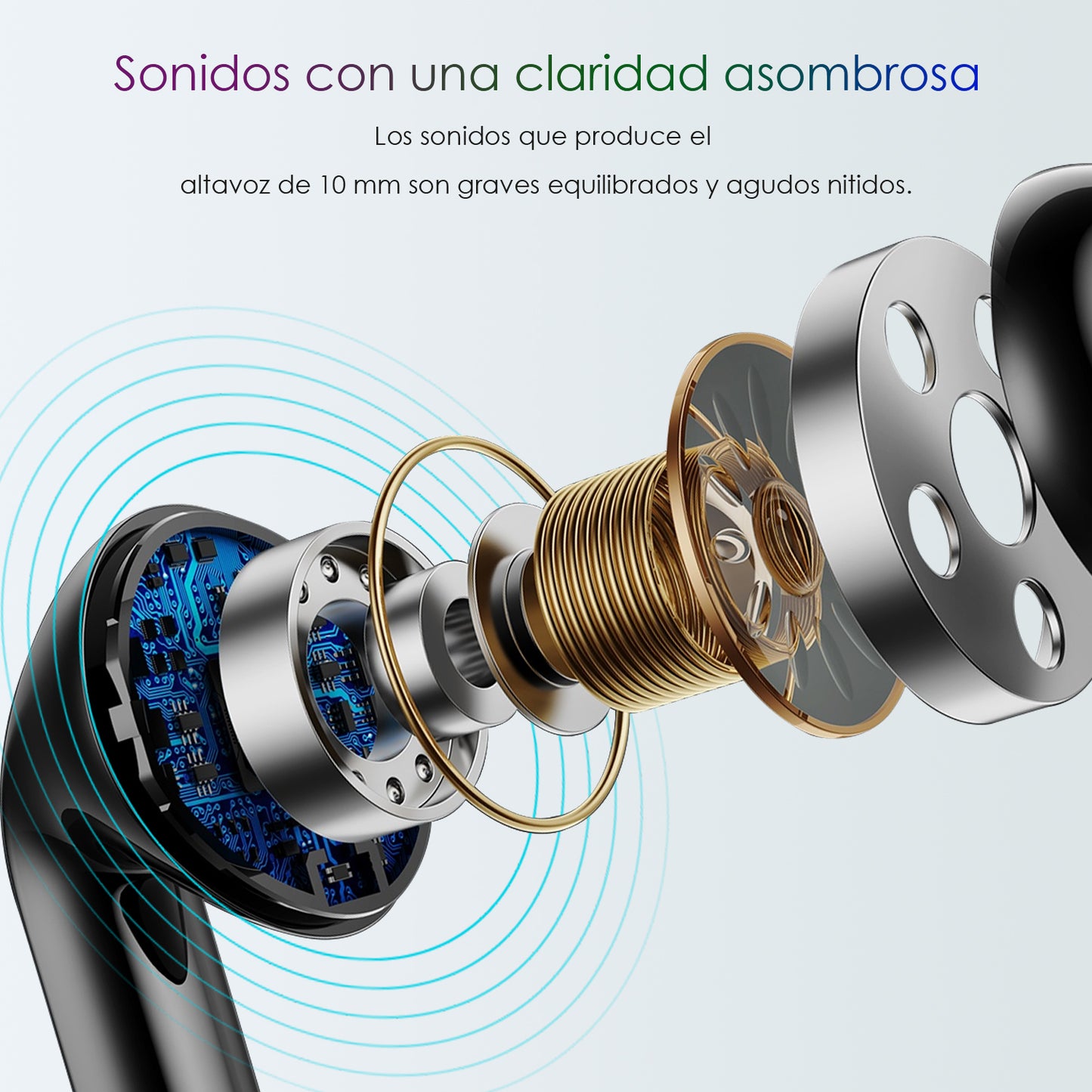 Audífonos Inalámbricos 1Hora AUT119 – Sonido Envolvente y Carga Rápida