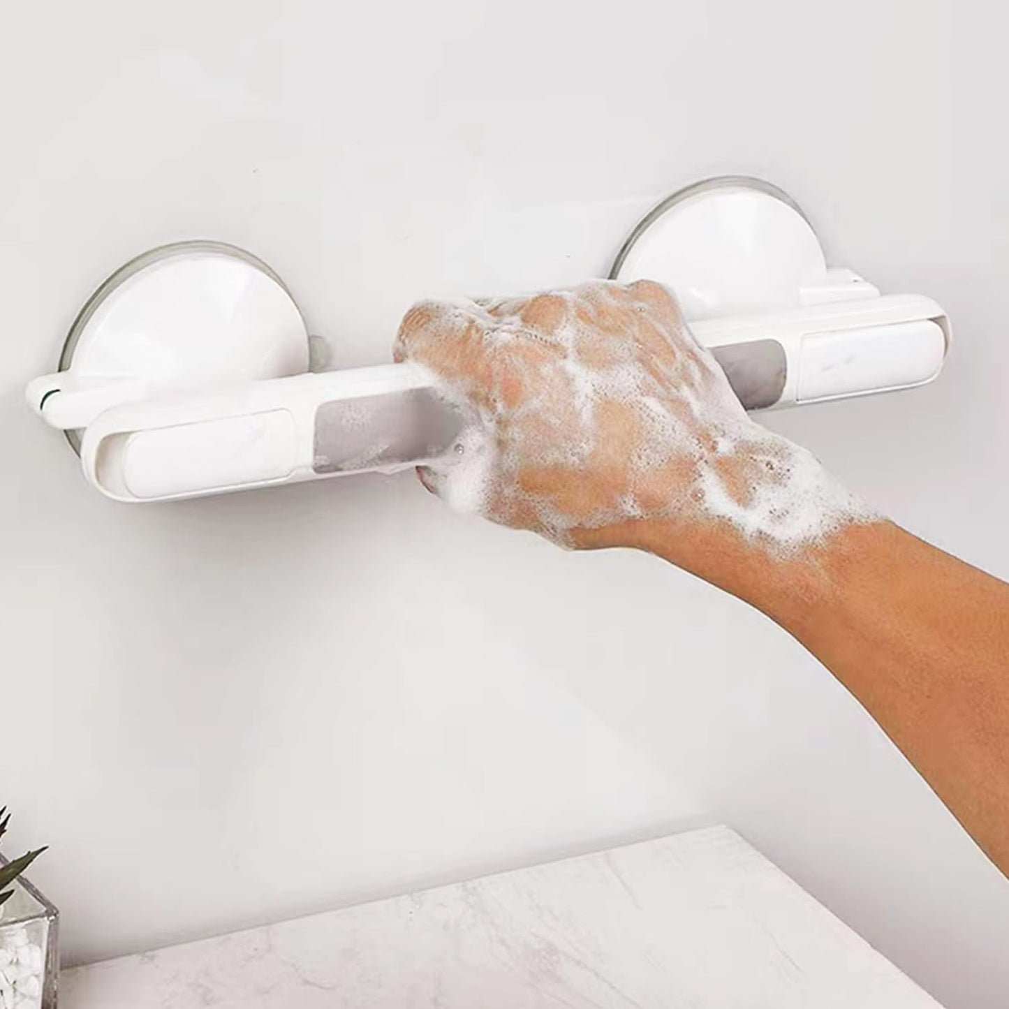 Mango de agarre antideslizante para ducha