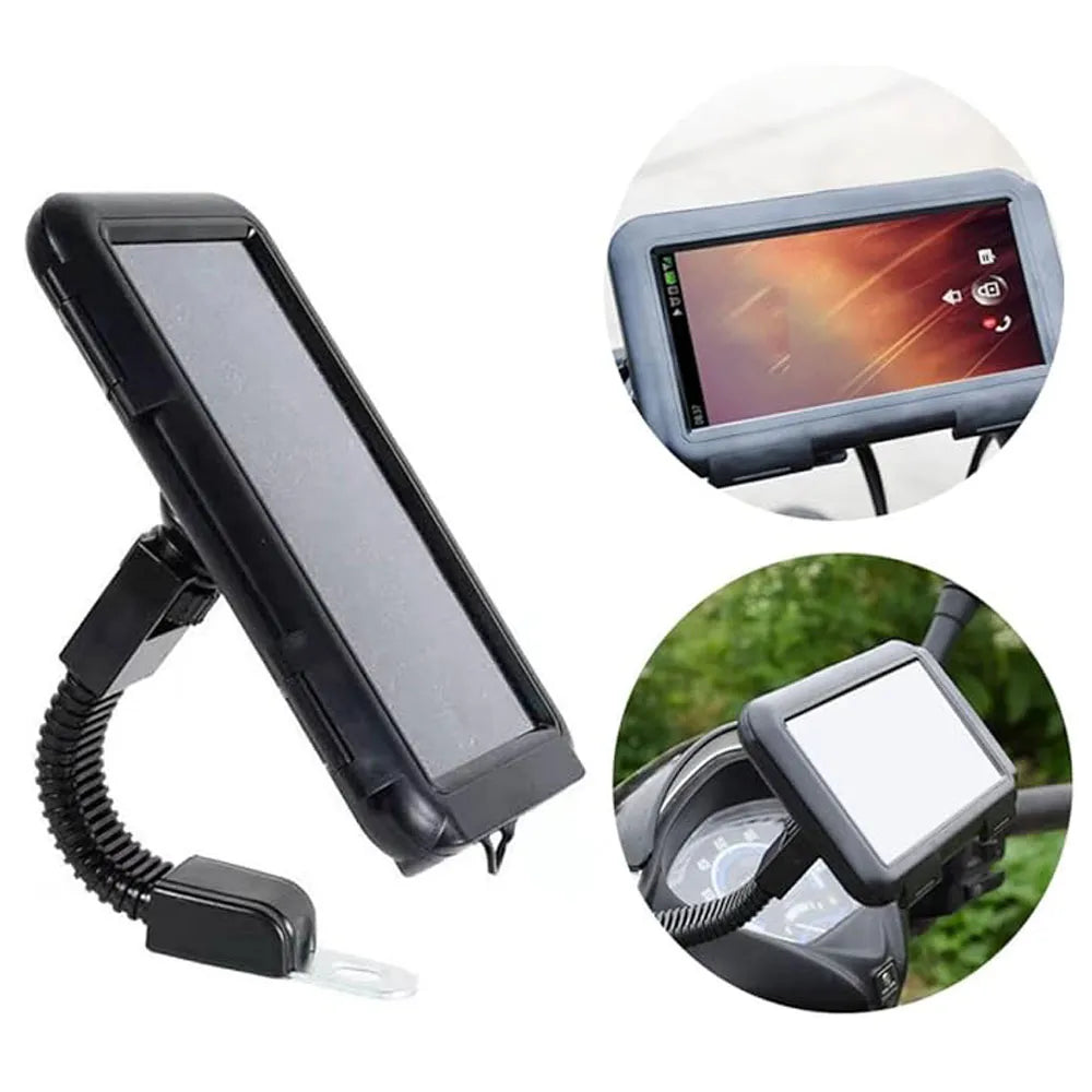 Soporte Impermeable para Celular de Moto y Bicicleta | Rotación 360°