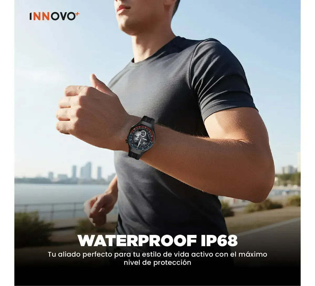 Smartwatch AuraFit GT AMOLED 1.43” con Inteligencia Artificial y Llamadas
