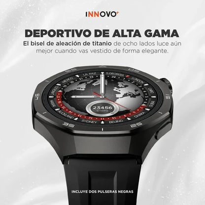 Smartwatch AuraFit GT AMOLED 1.43” con Inteligencia Artificial y Llamadas