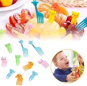 Mini tenedores para niños
