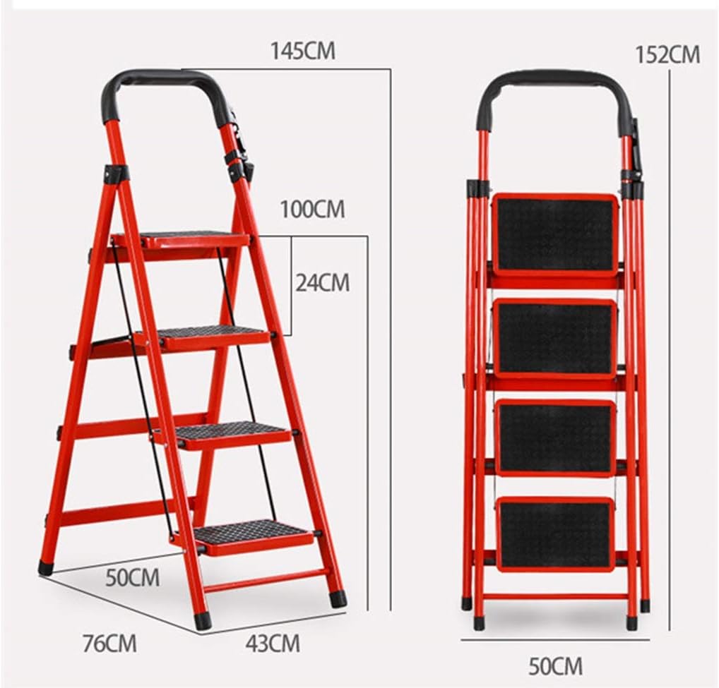 Escalera plegable de 4 niveles