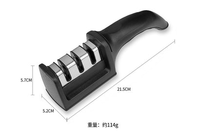 Afilador de cuchillos triple