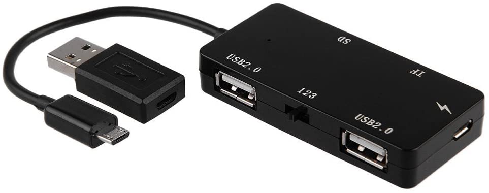 Adaptador Multipuertos USB, Lector de tarjeta