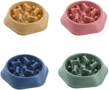 Plato de comida para perros anti-reflujo