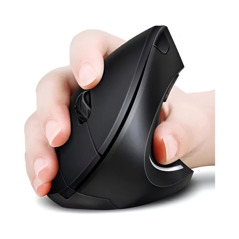 Mouse Inalámbrico Ergonómico 5DWX-1 | Recargable y Precisión Ajustable