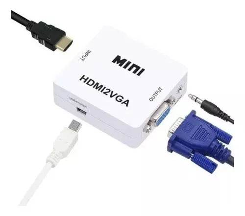 Convertidor HDMI a VGA con Audio – Full HD 1080P Plug & Play - INOTEK s.a.s