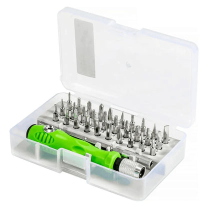 Set de Destornilladores de Precisión 6011 – 32 Piezas | Compacto, Completo y Profesional