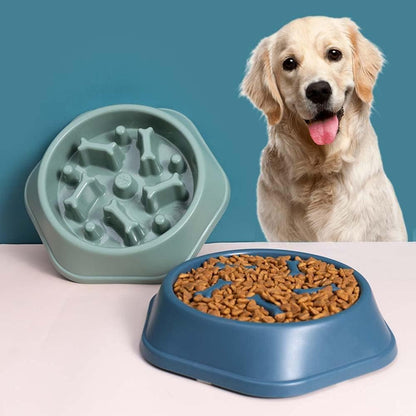 Plato de comida para perros anti-reflujo