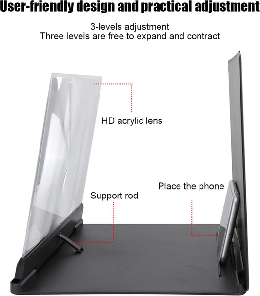 🎬 Amplificador de Imagen 9D para Celular – ¡Convierte tu Teléfono en un Cine Portátil!