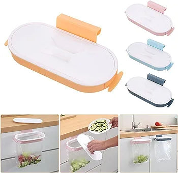 Soporte colgante para basura