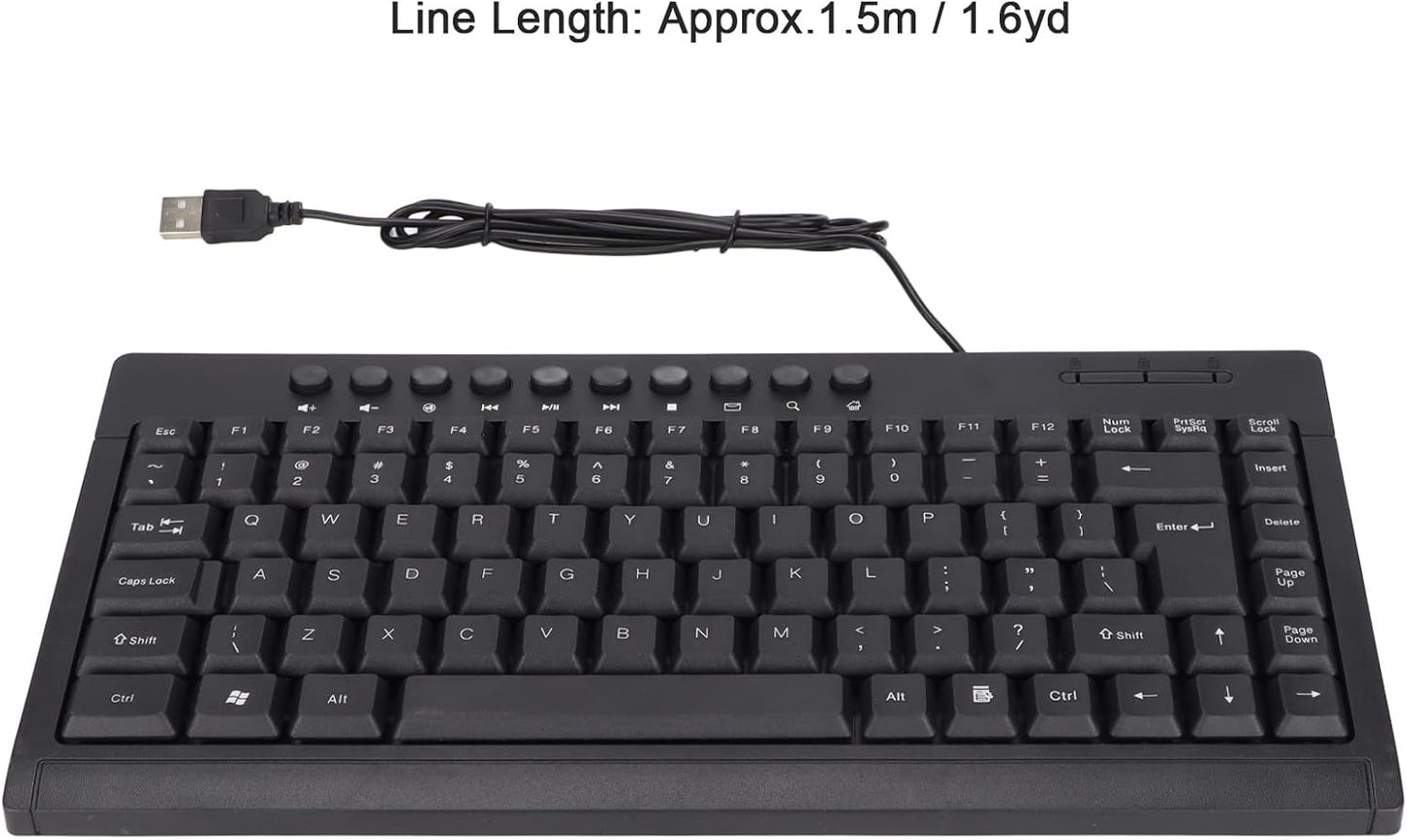 Teclado Compacto USB para Notebook y PC – Raoop Vogue| Compacto
