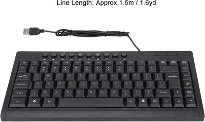 Teclado Compacto USB para Notebook y PC – Raoop Vogue| Compacto