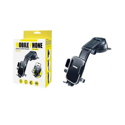 Soporte Universal para Celular Carro | Ventosa Fuerte y Rotación Ajustable
