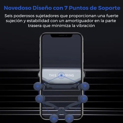 Soporte de celular para carro 6 puntos - This Is Spring | Seguridad y Comodidad al Conducir