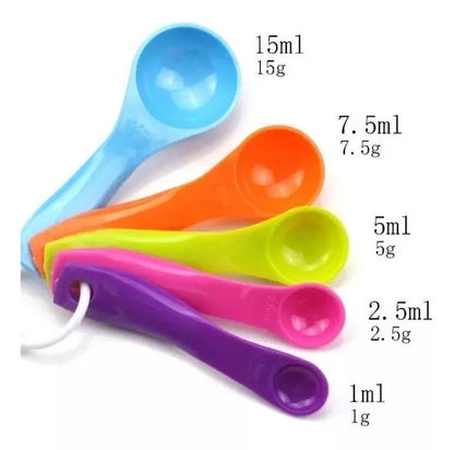 Set cucharas medidoras para Cocina en gr (1-15gr)