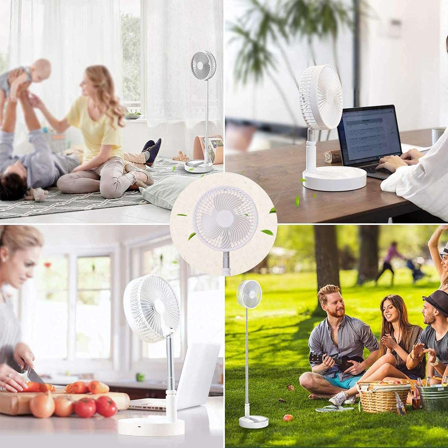 Ventilador pegable