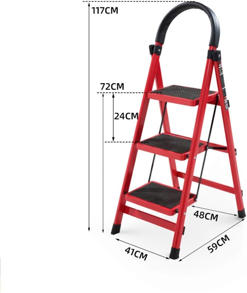 Escalera plegable de 3 niveles