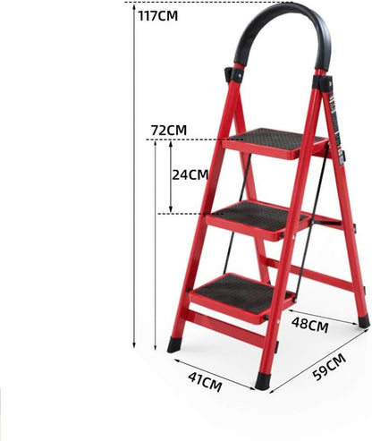 Escalera plegable de 3 niveles